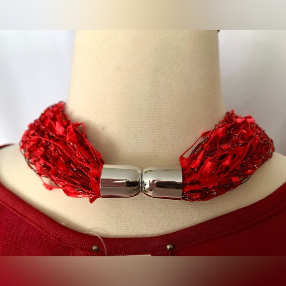 Brand New Burgundy/Red Top/Blouse by Red Coral - Picture 10 of 10